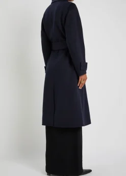 Arline wool and cashmere-blend coat