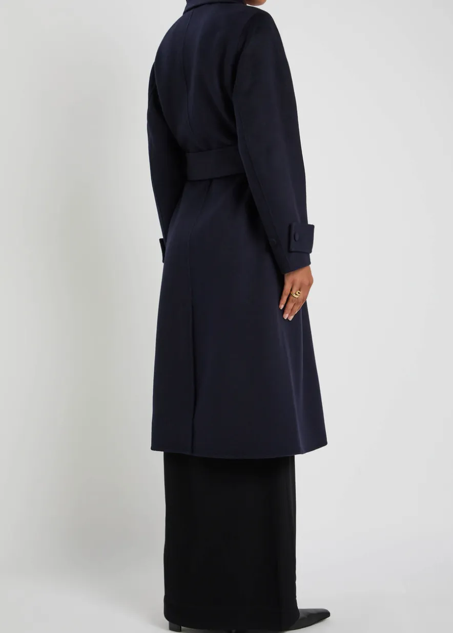 Arline wool and cashmere-blend coat