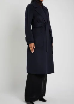 Arline wool and cashmere-blend coat