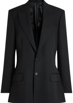 Armida belted wool blazer