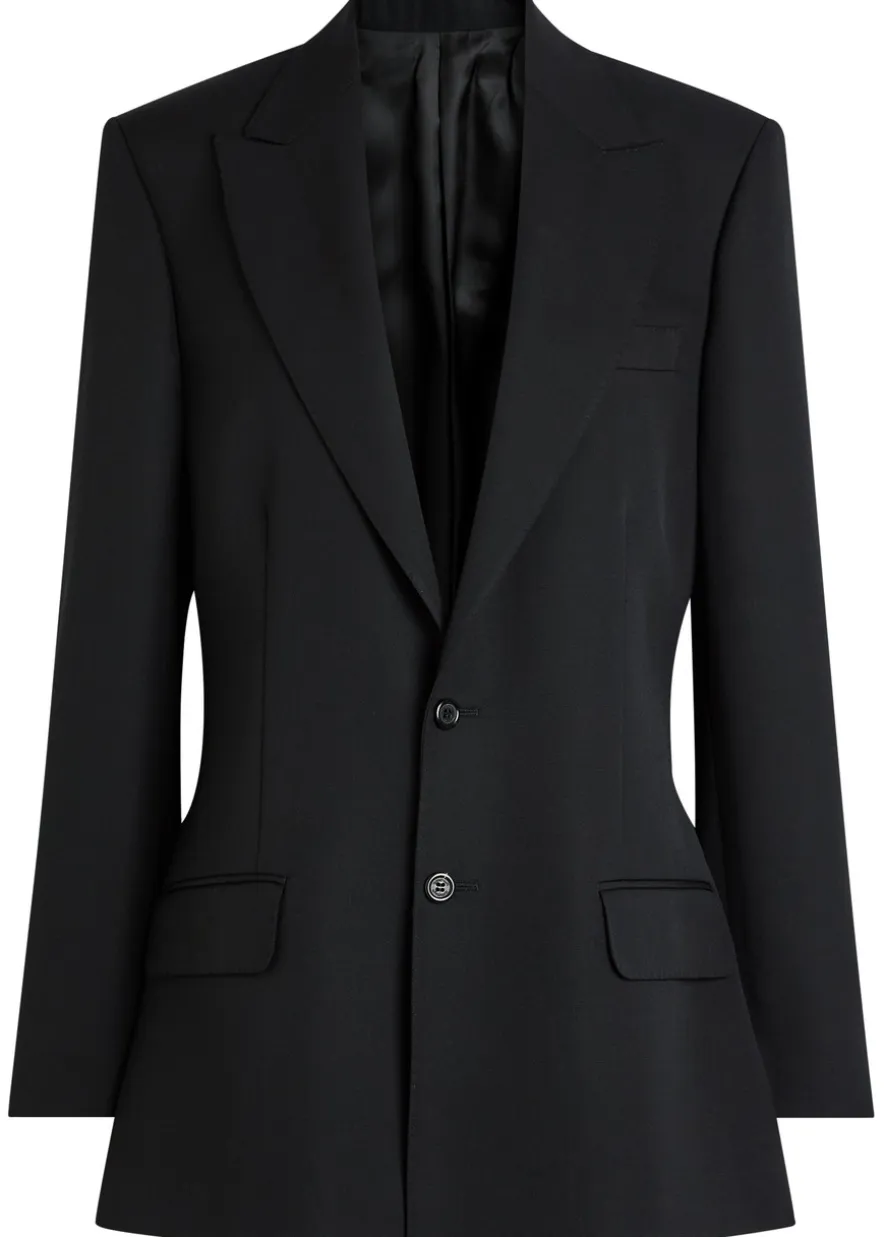 Armida belted wool blazer