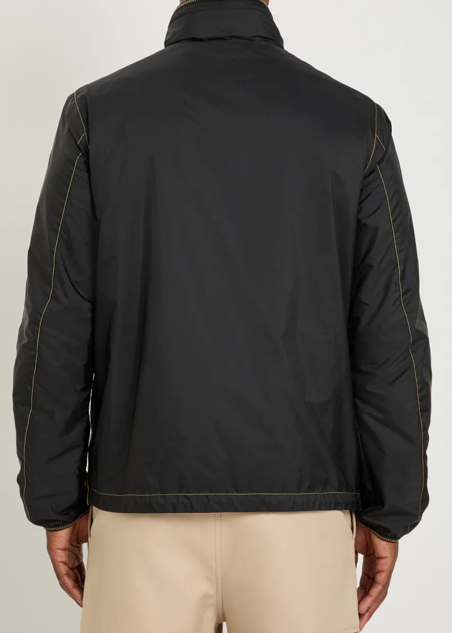 Arrakis hooded nylon jacket