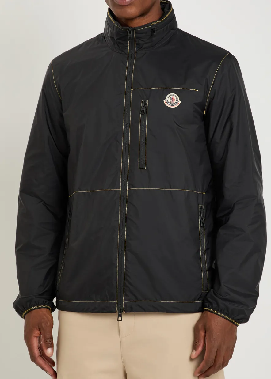 Arrakis hooded nylon jacket