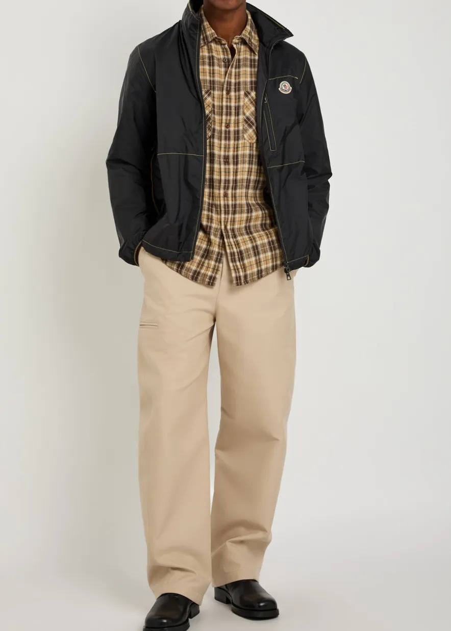 Arrakis hooded nylon jacket