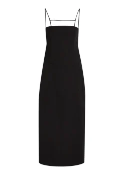 Artemis open-back cotton midi dress