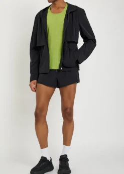 Ashbury hooded stretch-nylon run jacket