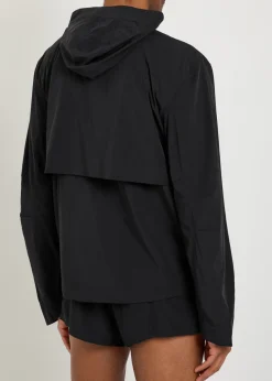 Ashbury hooded stretch-nylon run jacket