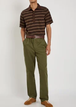 Ashdown straight-leg cotton trousers