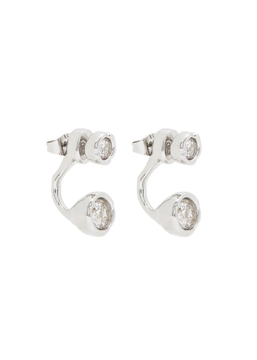 Asterales crystal-embellished earrings