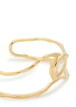 Asterales 14kt gold-plated cuff