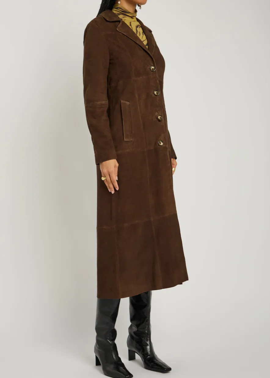 Astrea suede coat