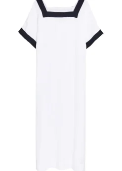 Astypalea linen midi kaftan dress
