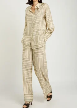 Atlan printed silk shirt