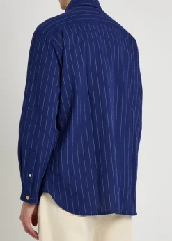 Atlanta striped stretch-cotton shirt