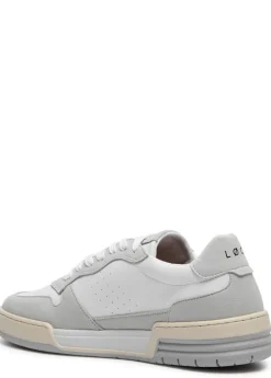 Atom panelled faux leather sneakers