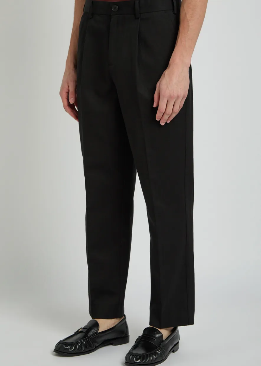 Aubyn tapered-leg twill trousers