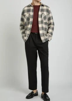 Aubyn tapered-leg twill trousers