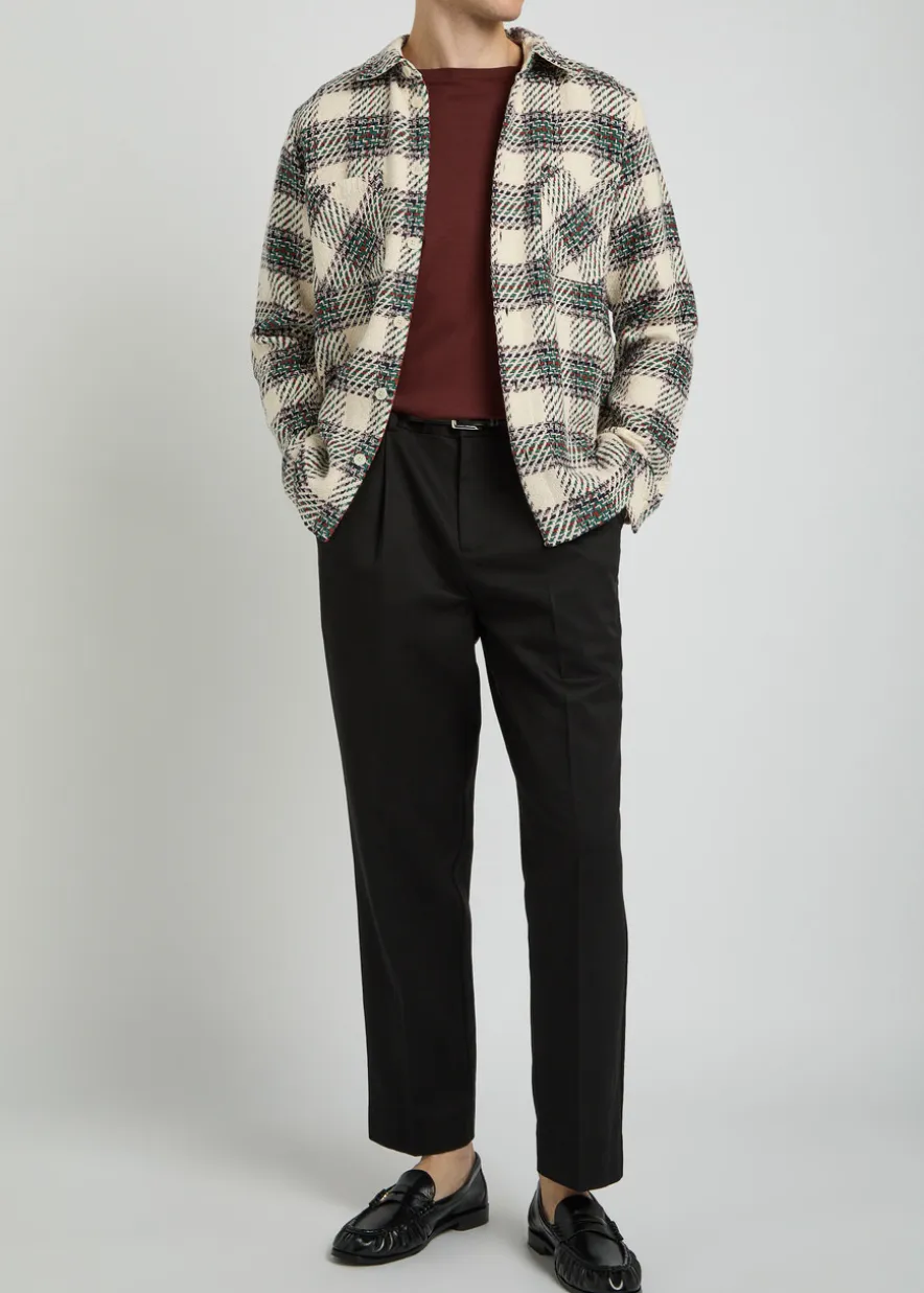 Aubyn tapered-leg twill trousers