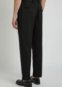 Aubyn tapered-leg twill trousers