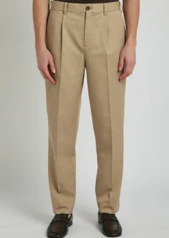 Aubyn tapered-leg twill trousers