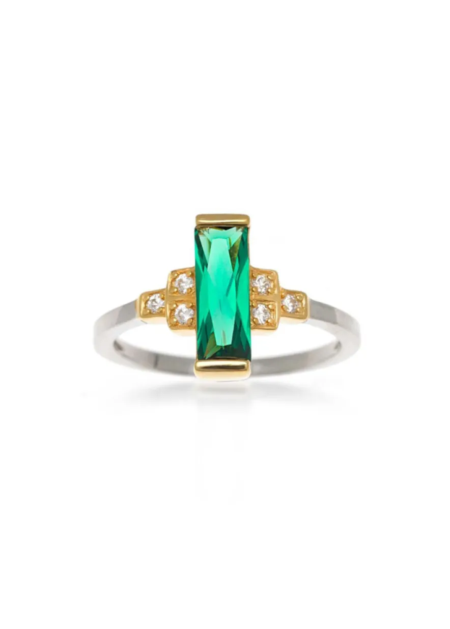 Audrey crystal-embellished ring