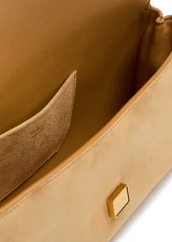 Audrey suede clutch