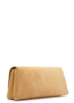 Audrey suede clutch