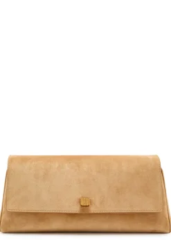 Audrey suede clutch