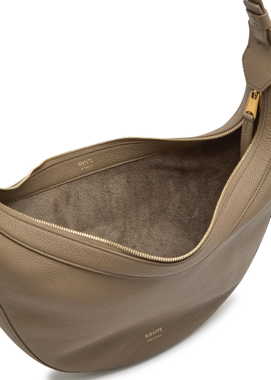 Augustina grained leather cross-body bag