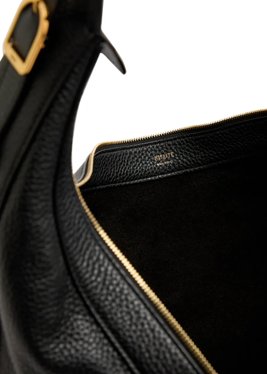 Augustina grained leather shoulder bag