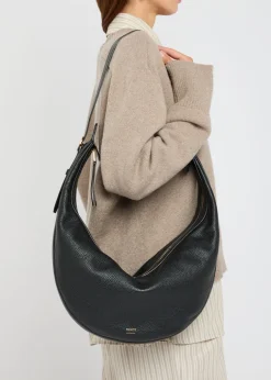 Augustina grained leather shoulder bag
