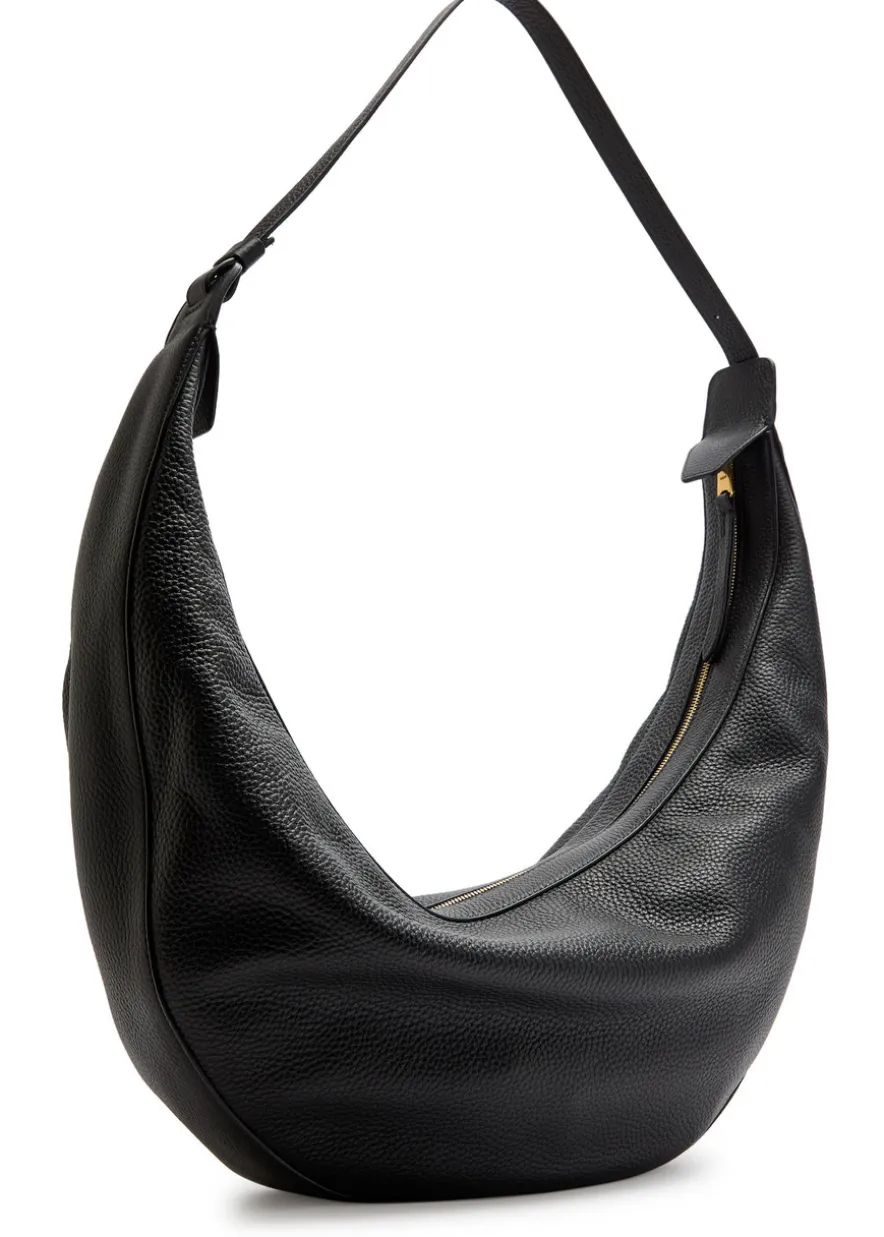 Augustina grained leather shoulder bag