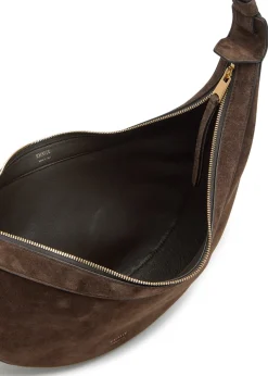 Augustina suede cross-body bag