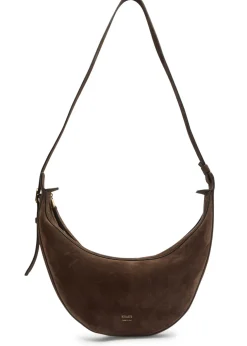 Augustina suede cross-body bag