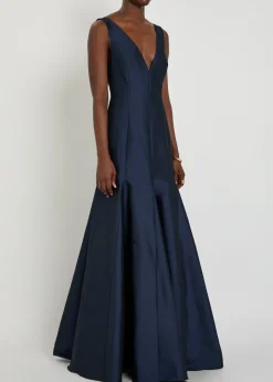 Aurelia taffeta gown