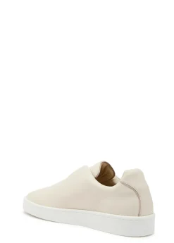 Aur3 grained leather sneakers