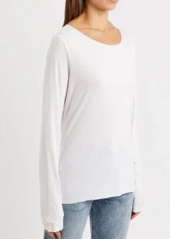 Aurora Pure stretch-jersey top