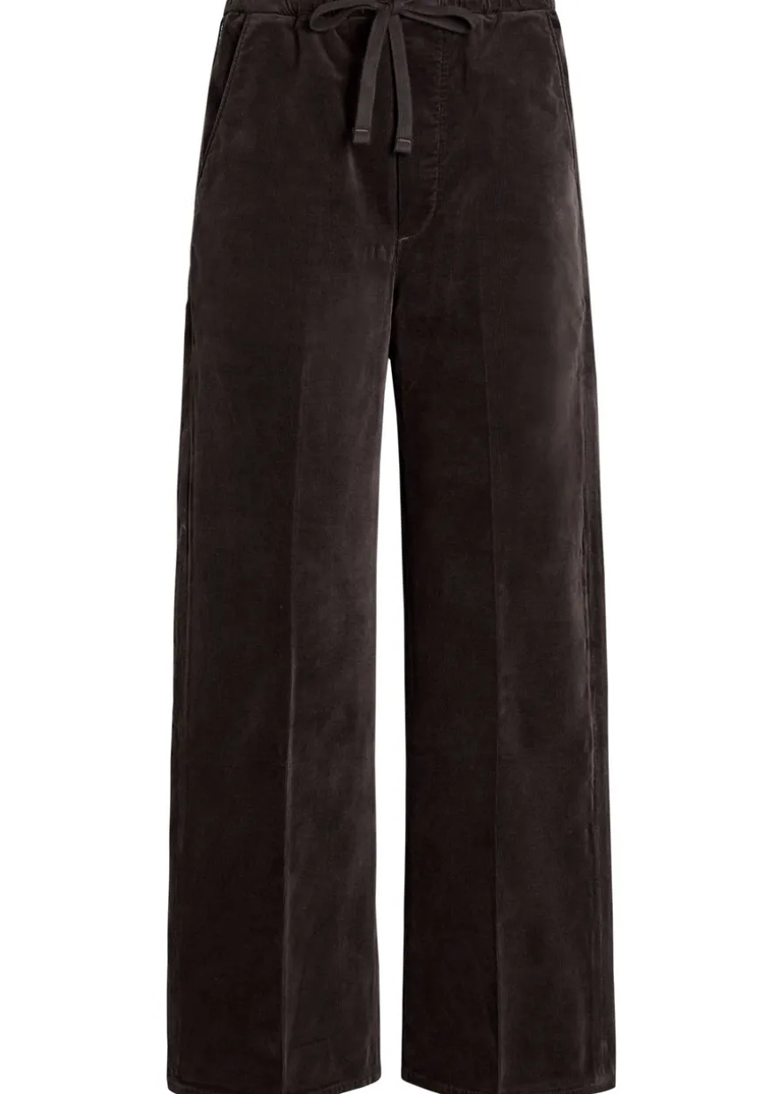 Aurora straight-leg corduroy trousers
