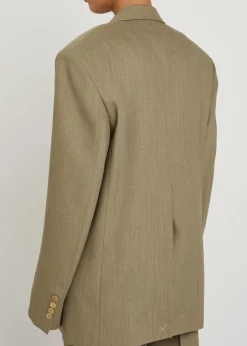 Avery wool-blend blazer