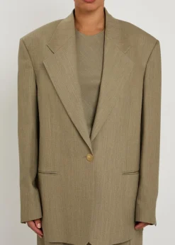Avery wool-blend blazer