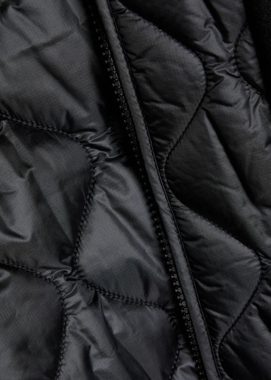 Avoine panelled wool and shell jacket