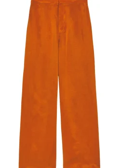 Avra wide-leg cupro trousers