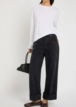Ayla Baggy Cuffed Crop jeans