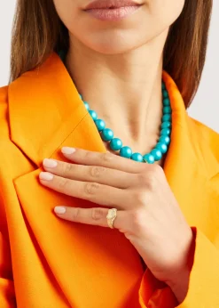 Baby Chevaliere glittered pinky ring