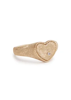 Baby Chevaliere glittered pinky ring