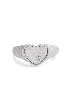 Baby Chevaliere glittered pinky ring