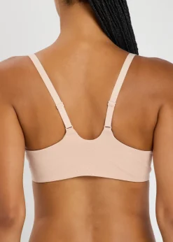 Back Appeal embroidered underwired bra