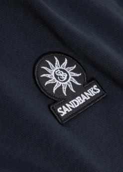 Badge appliquéd cotton T-shirt