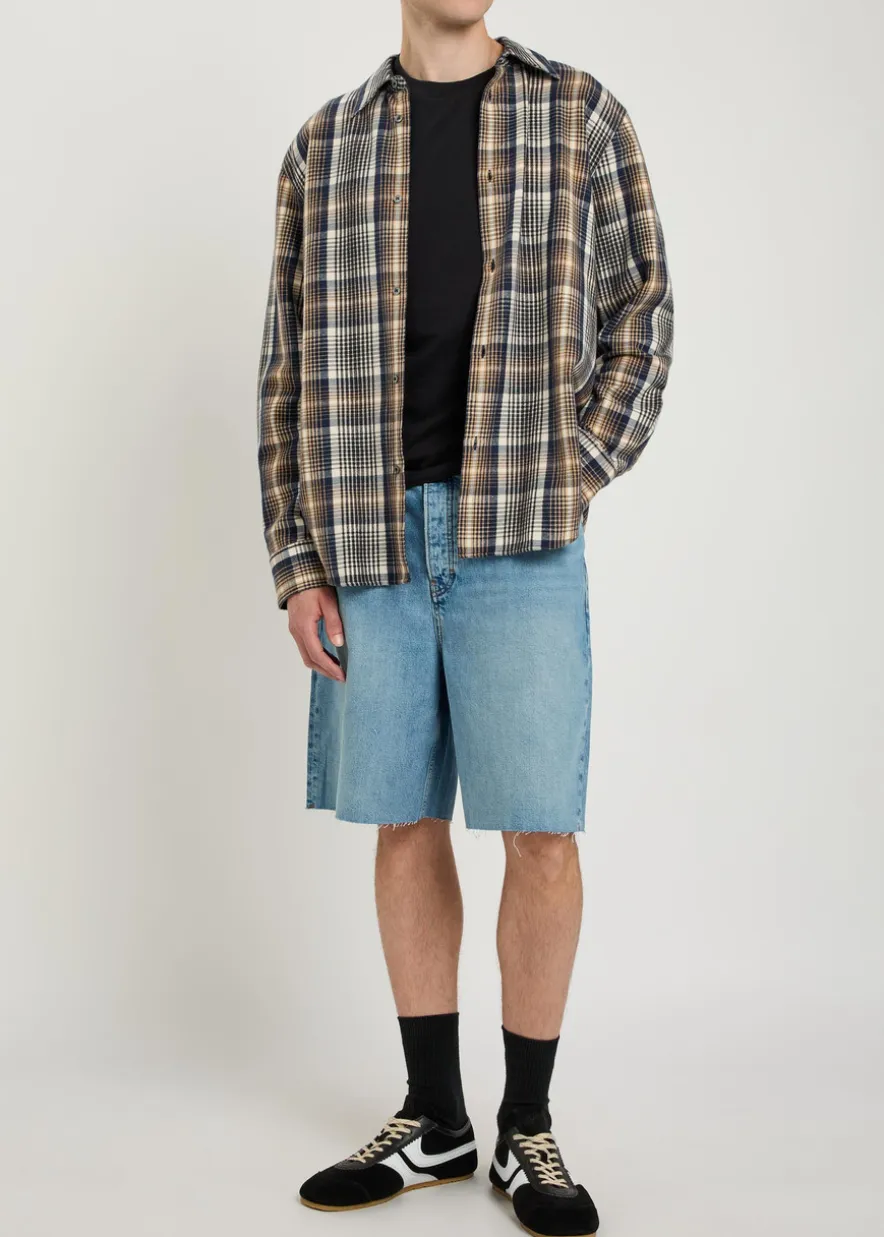 Baggy denim shorts