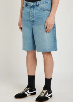 Baggy denim shorts